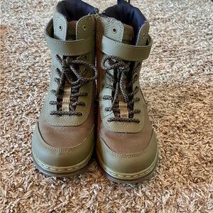 SOLD Kids Green Lace-Up Boots